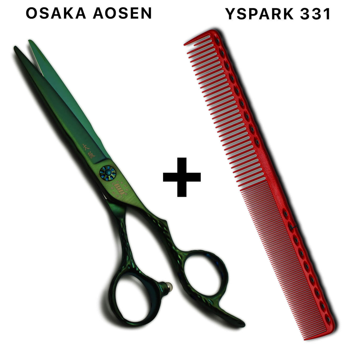 Ciseaux de coiffure OSAKA AOSEN - Cobalt Vert