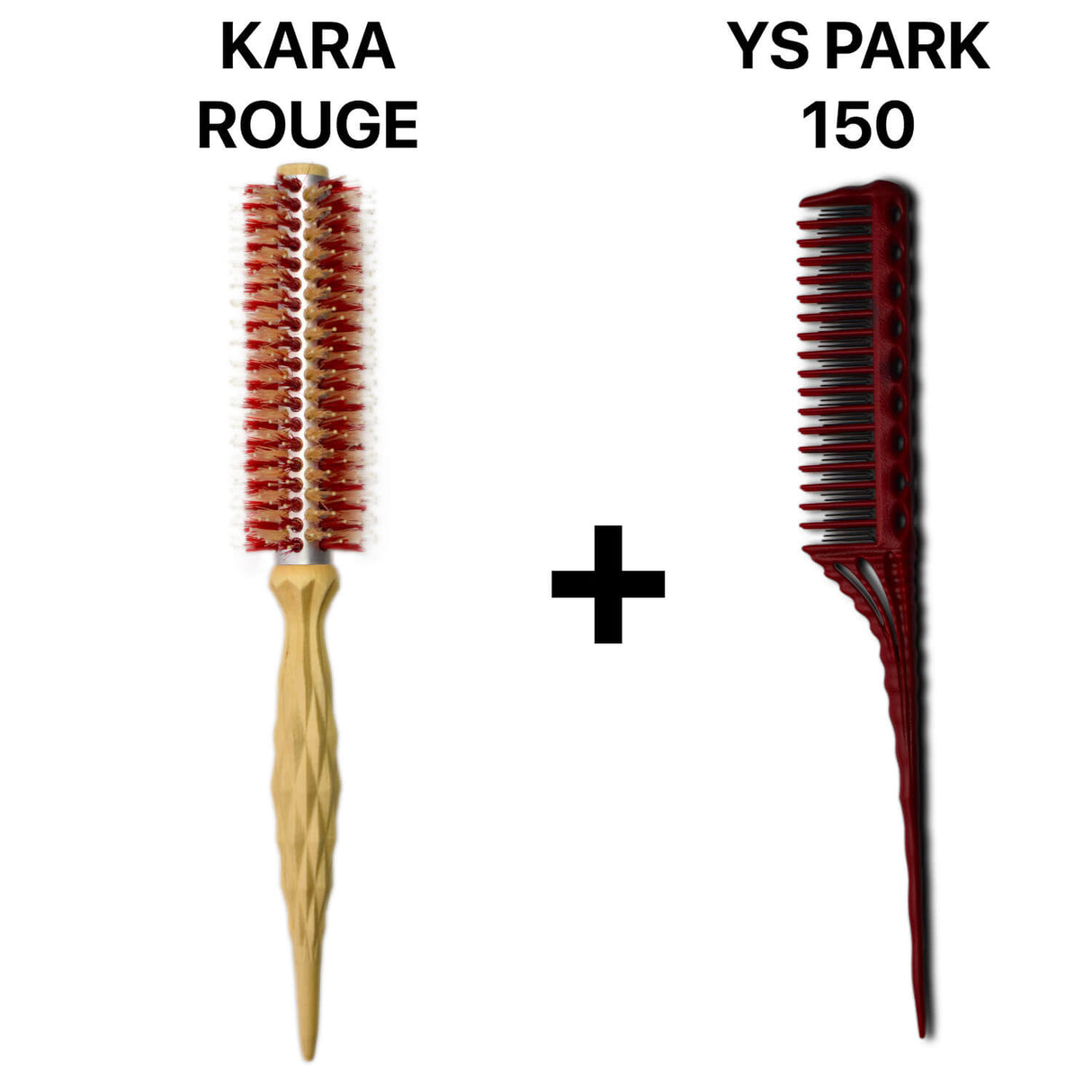 Brosse ronde OSAKA KARA rouge