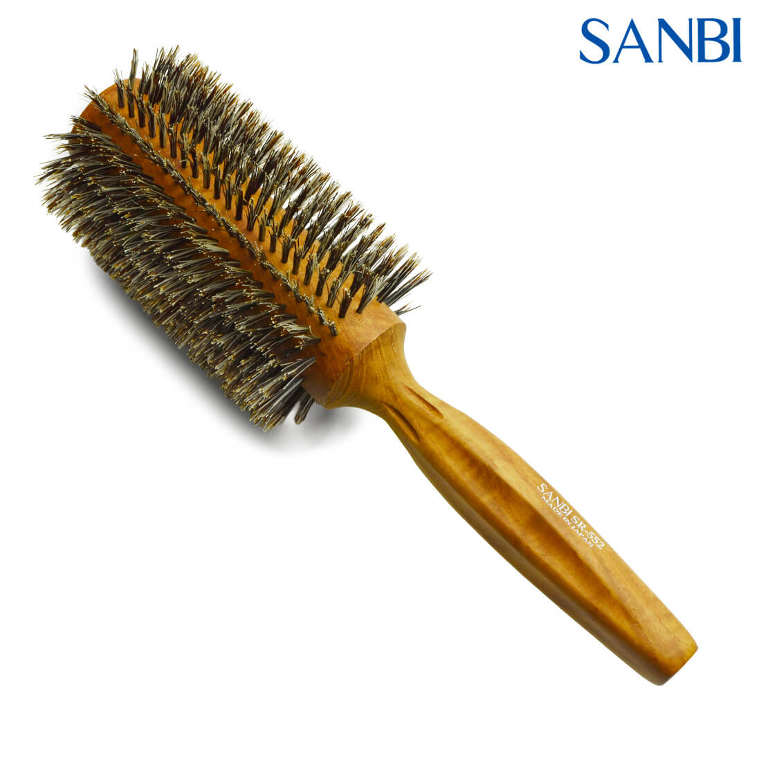 SR‑552 Sanbi – brosse professionnelle douce, corps ventilé, idéale pour cheveux fins