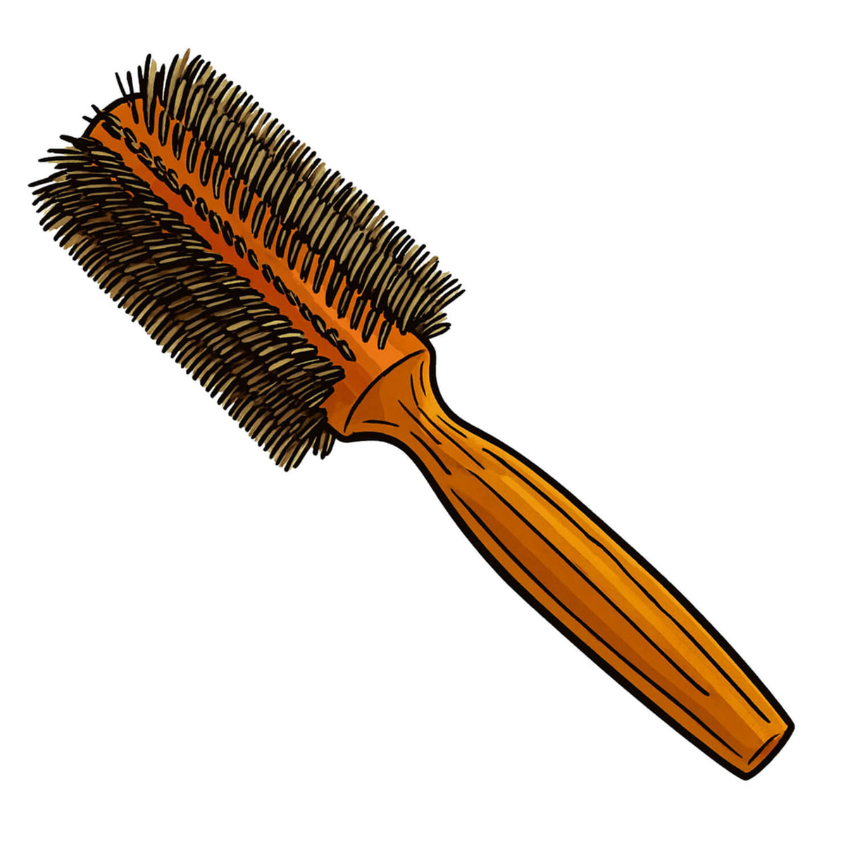 Brosse Sanbi SR552 – Cheveux fins & fragilisés