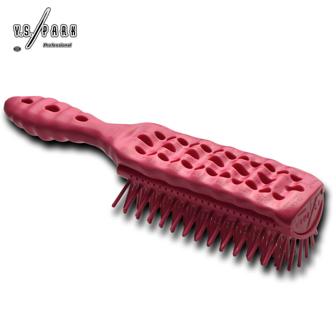 Brosse professionnelle Y.S. PARK LAP32 – design rose, brushing doux et précis