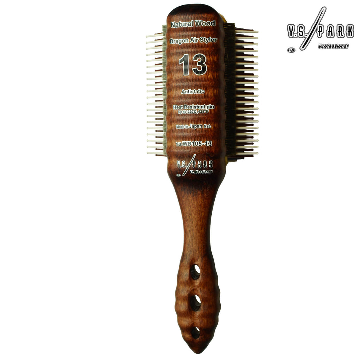 Arrière de la brosse yspark bois plate wd13 en poil synthétique