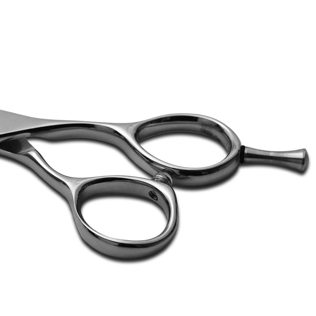 manche des ciseaux Blacksmith avec des anneaux offset et un repose doigt amovible