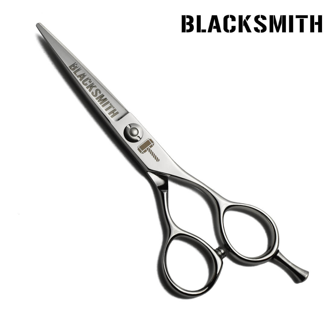 ciseaux droits blacksmith pas chers avec anneaux droits symétriques level set équipé d'une lame fine pour du piquetage