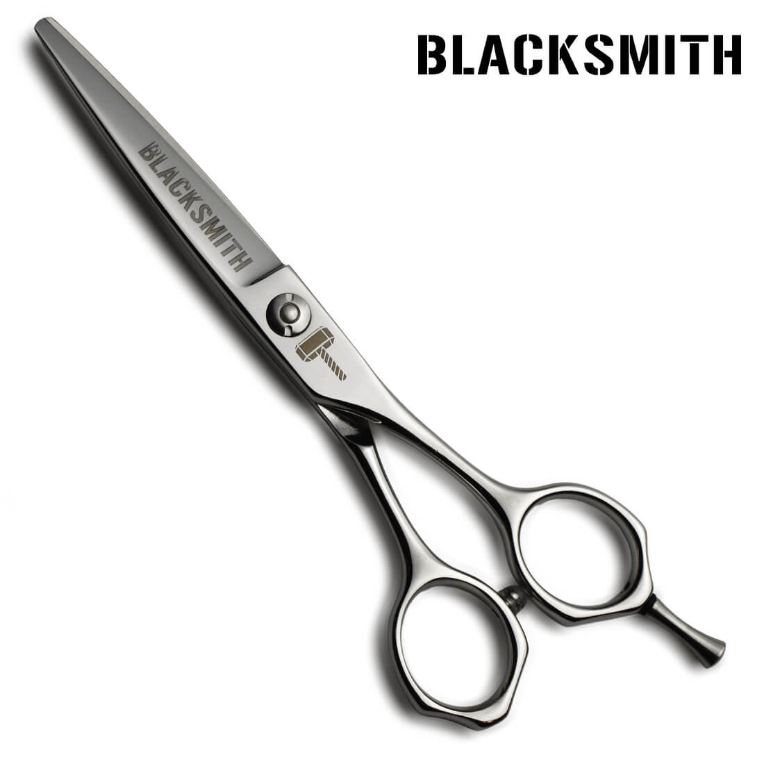 ciseaux droits blacksmith pas chers avec anneaux droits symétriques level set équipé d'une lame puissante pour du couper glisser