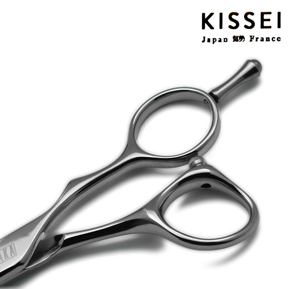 manche ergonomique des ciseaux de coiffure professionnels de la marque KISSEI KI-NEO
