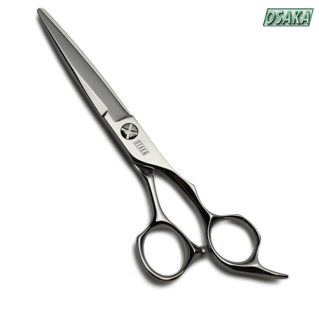 Ciseaux osaka os en 6.3 pouces avec une lame épaisse et large lourde pour une puissance supplémentaire. Idéal pour tout travaux en peigne ciseaux coupe homme ou en effilage couper glisser