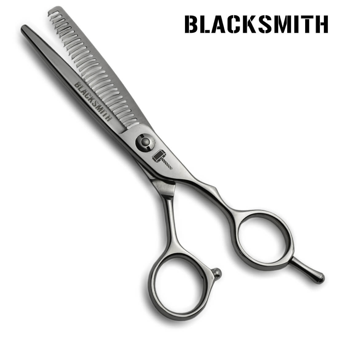 ciseaux sculpteurs effileurs blacksmith avec manche à anneaux offset décalé