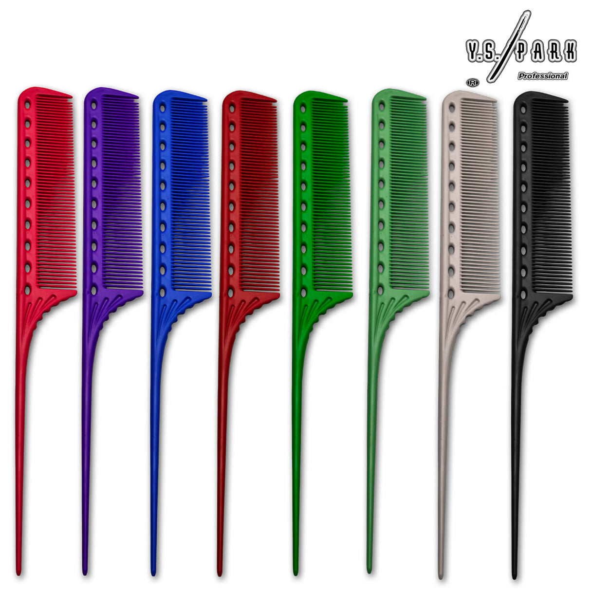 ensemble de peigne à queue yspark 101 avec tige plastique