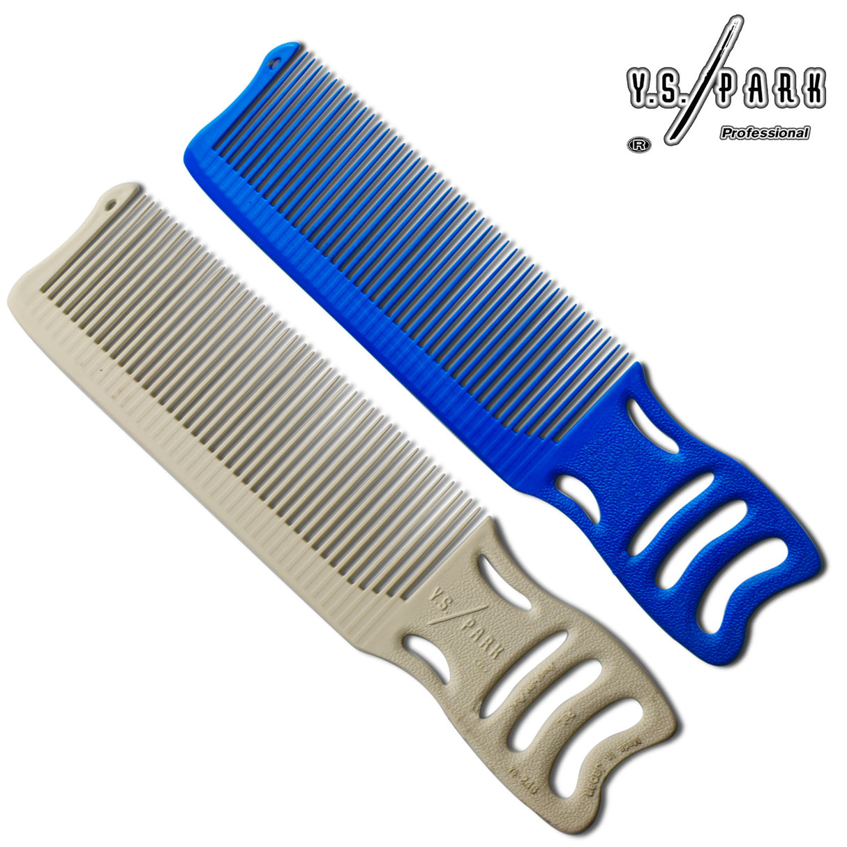 Ensemble de peignes barber yspark 246 mambo bleu et blanc