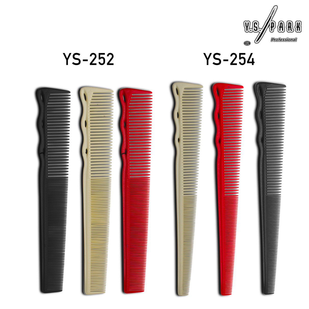 ensemble de peignes de finition barber de coupe homme yspark 252 et 254