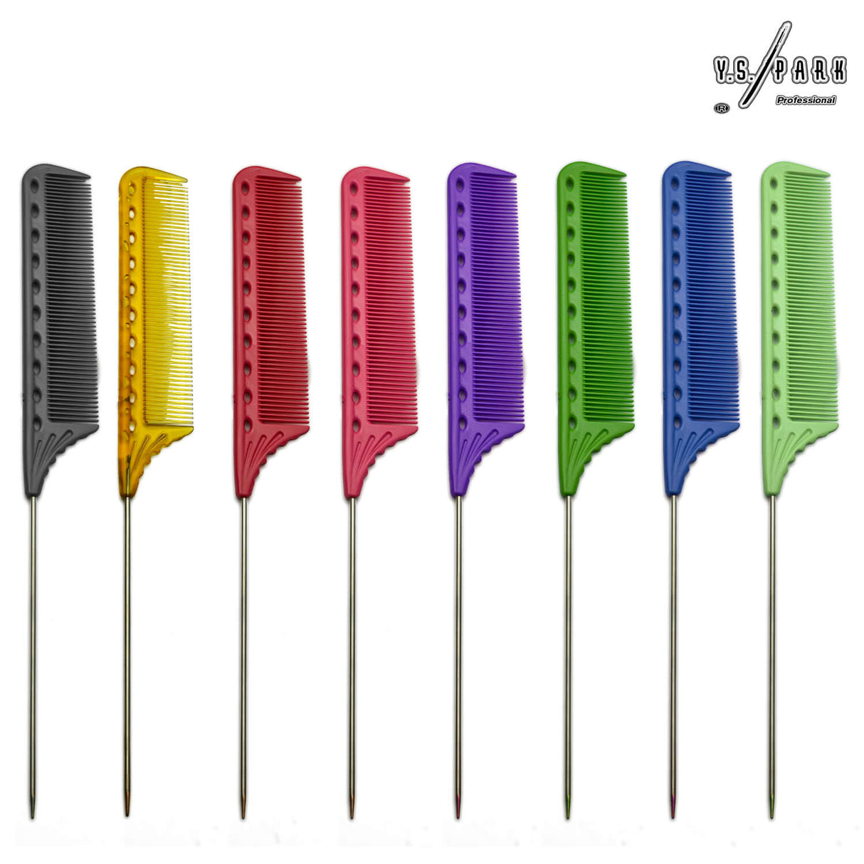 ensemble de peigne à queue yspark 102 avec tige en métal