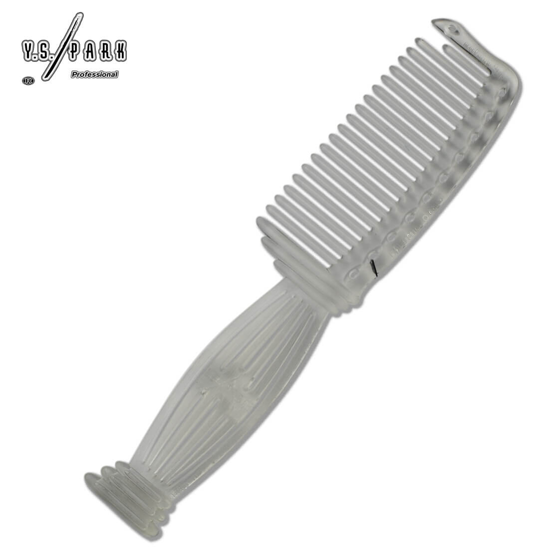 Peigne démêloir Y.S.PARK 608 Parthenon transparent – dents larges antistatiques