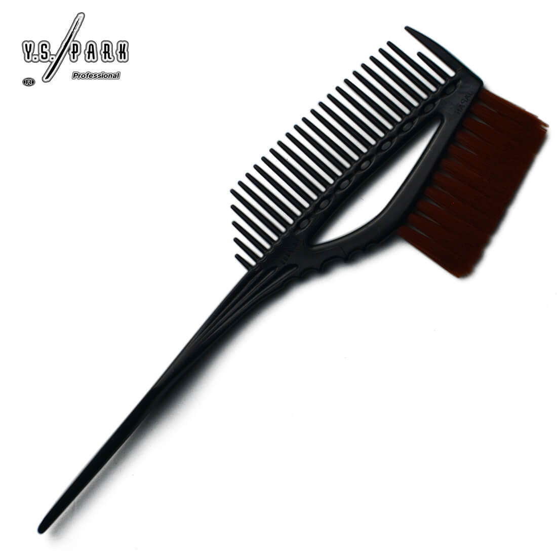 Peigne pinceau Y.S. PARK 640 – queue fine, dents larges, brosse intégrée pour application précise