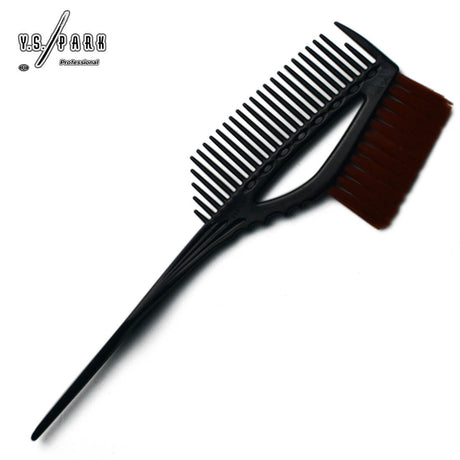 Peigne pinceau Y.S. PARK 640 – queue fine, dents larges, brosse intégrée pour application précise