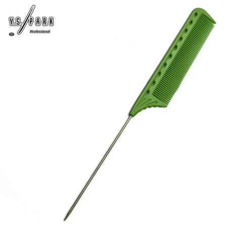 Peigne Y.S.PARK YS-102 vert– peigne queue pro pour séparation des mèches et finitions précises
