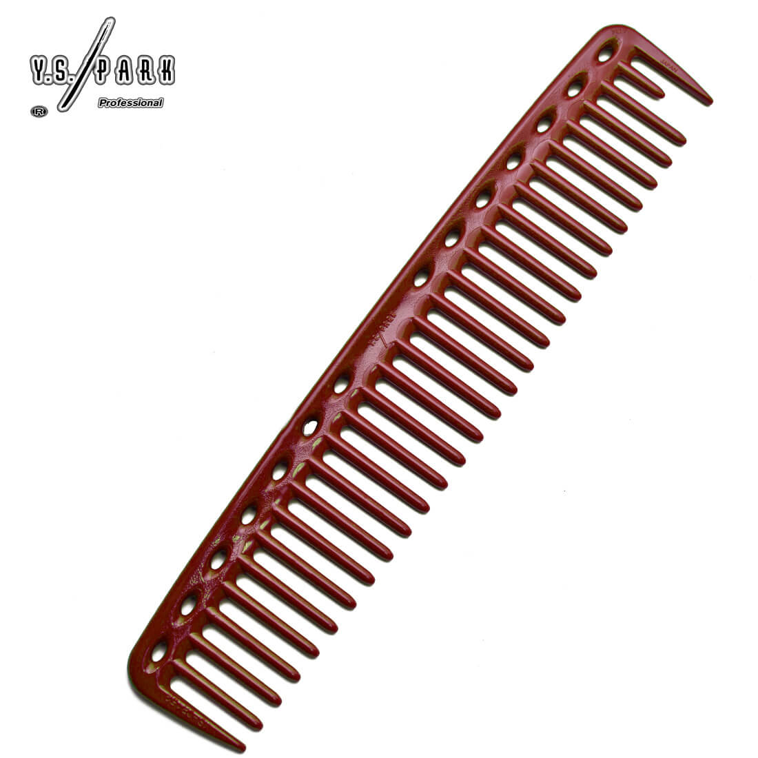 Peigne professionnel Y.S.PARK 452 rouge – idéal pour démêlage en douceur