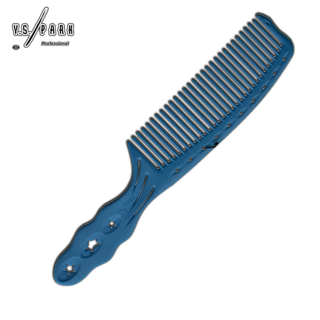 Peigne Y.S.PARK H278 bleu – dents espacées pour cheveux épais