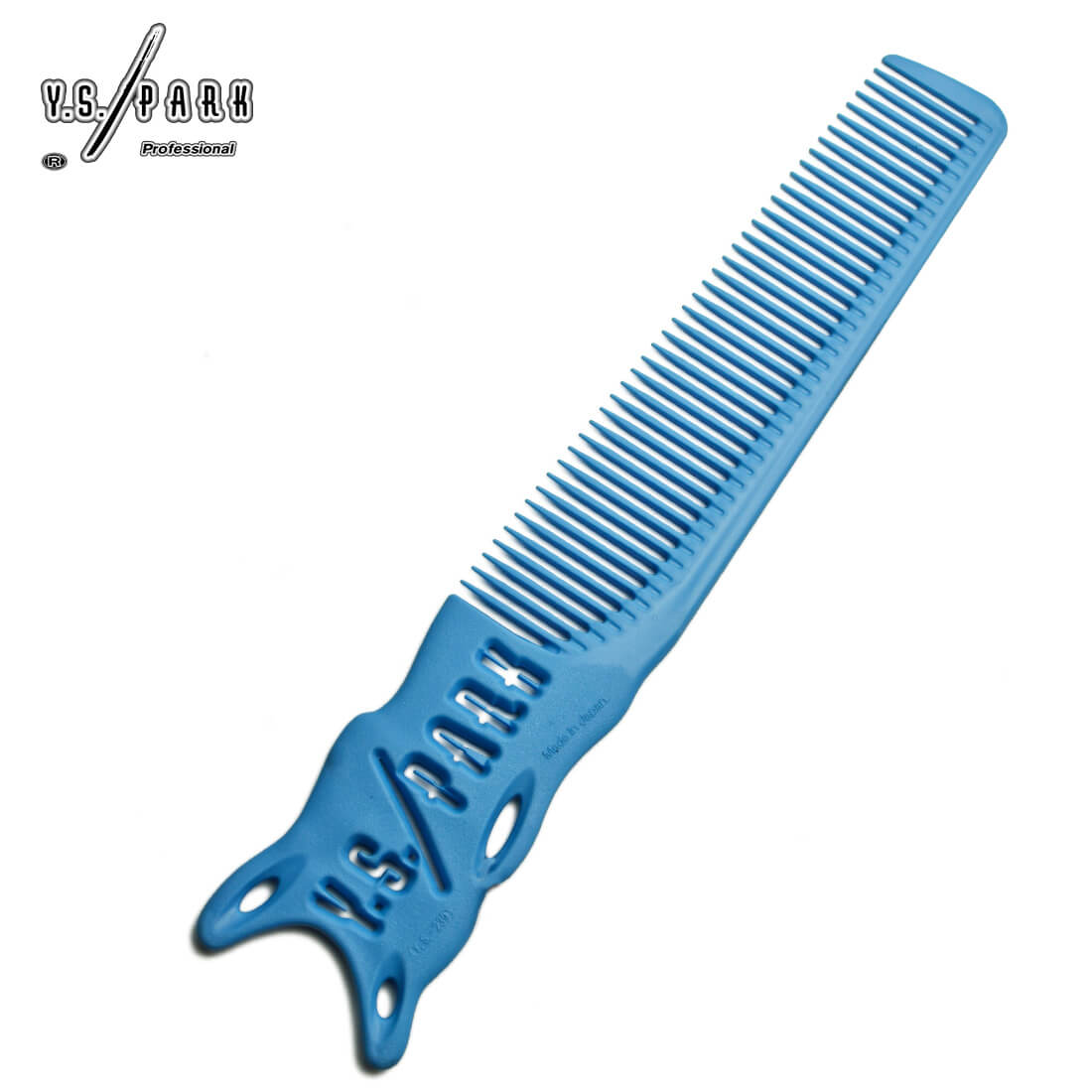 Peigne professionnel Y.S.PARK 239 bleu – idéal pour cheveux courts