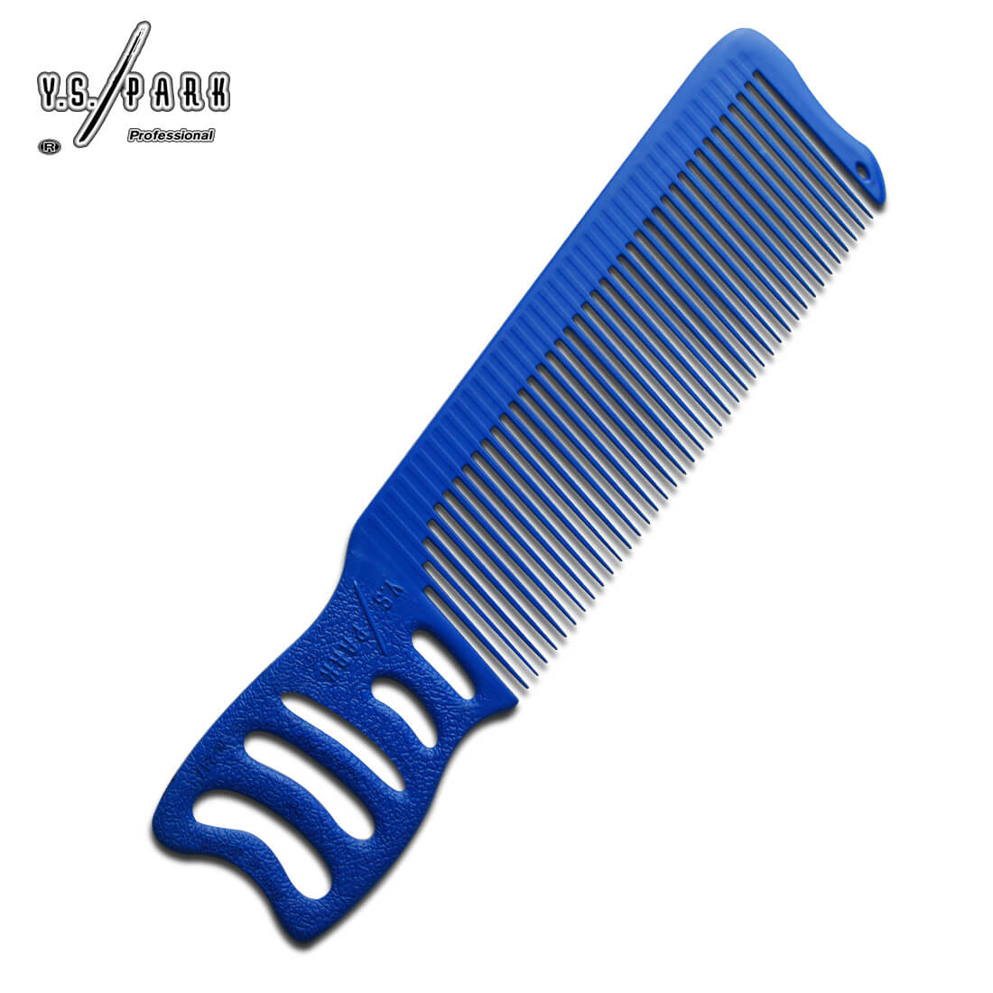 Peigne Y.S.PARK 247 bleu – spécial coupe homme et coiffage rapide