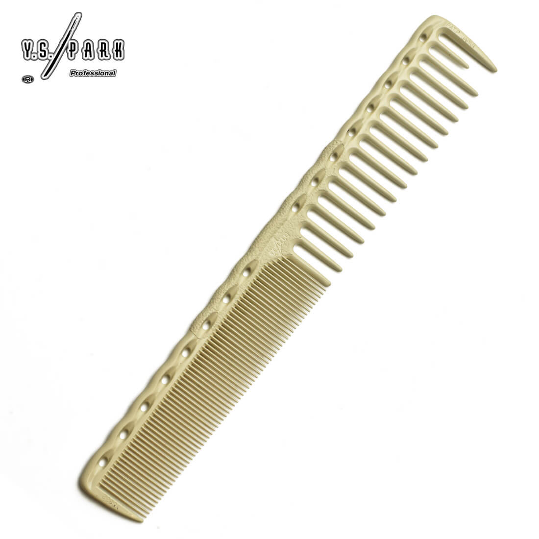 Peigne Y.S.PARK YS-332 blanc– outil de coiffure polyvalent pour coiffeurs