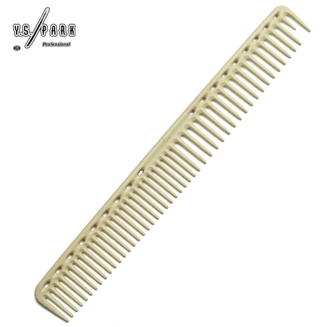 Peigne pro Y.S.PARK 333 blanc– outil de coiffure ergonomique pour coiffeurs