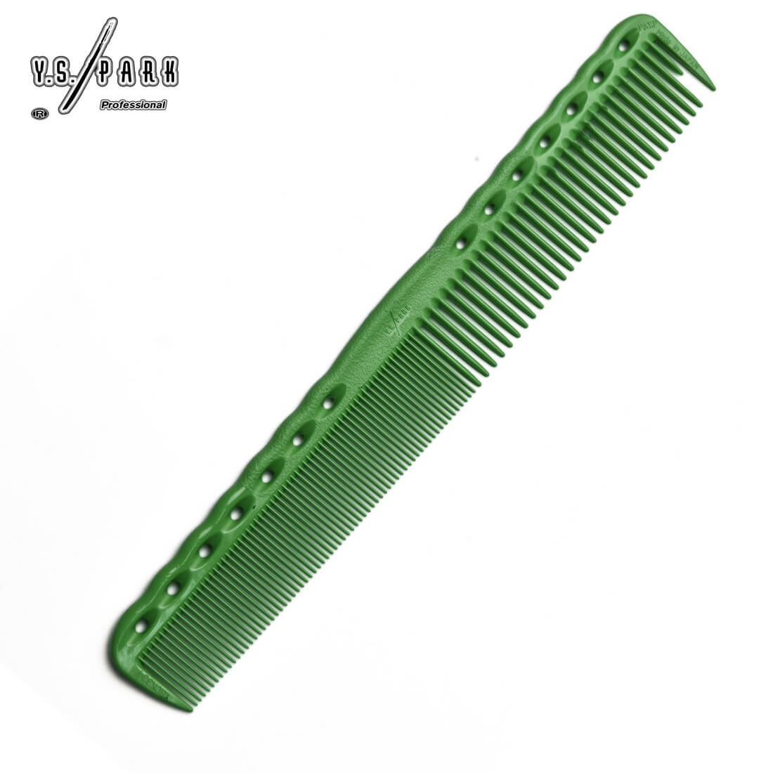 Peigne professionnel Y.S.PARK 334 vert– peigne de coupe antistatique pour coiffeurs
