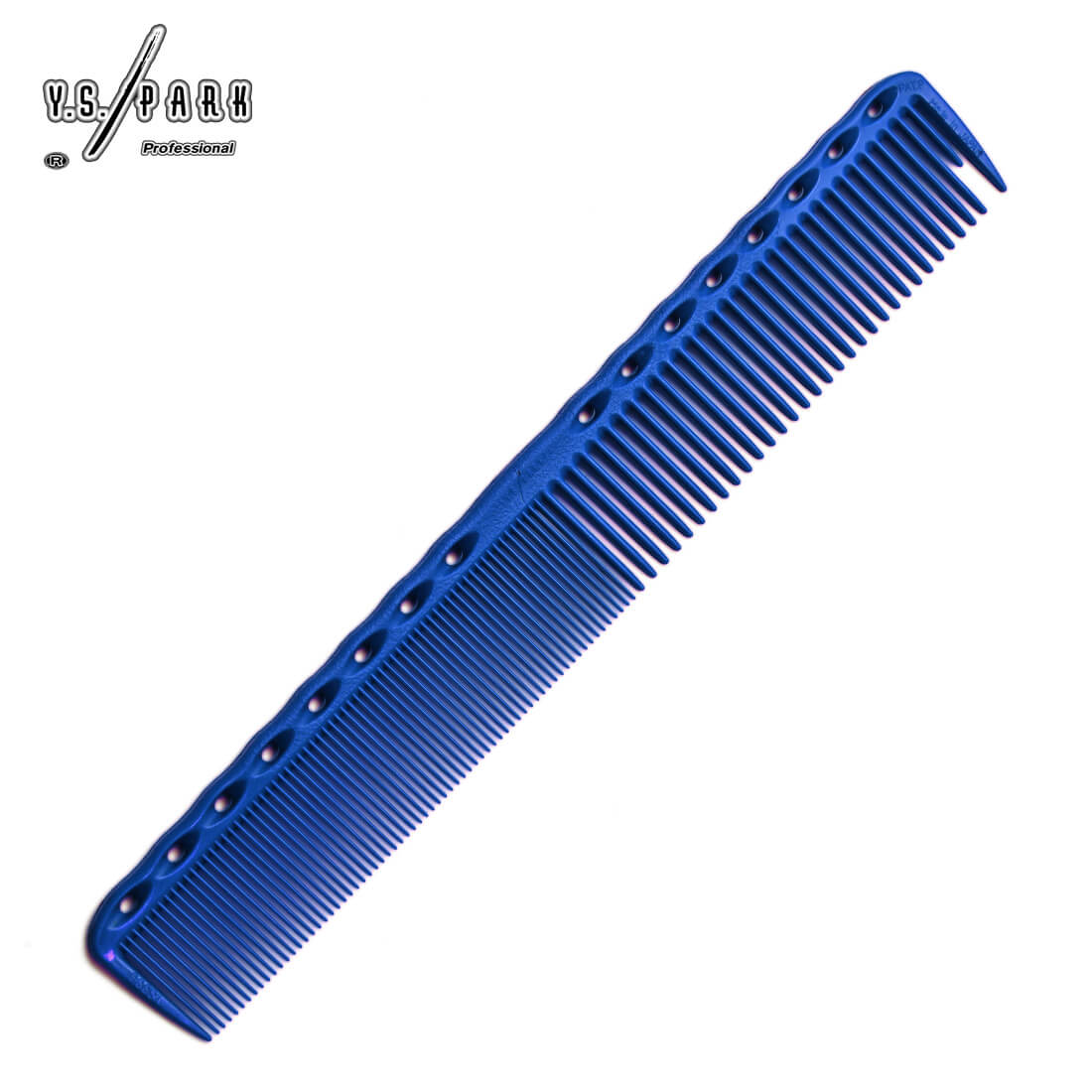Peigne Y.S.PARK YS-336 bleu– outil ergonomique pour coupe en salon