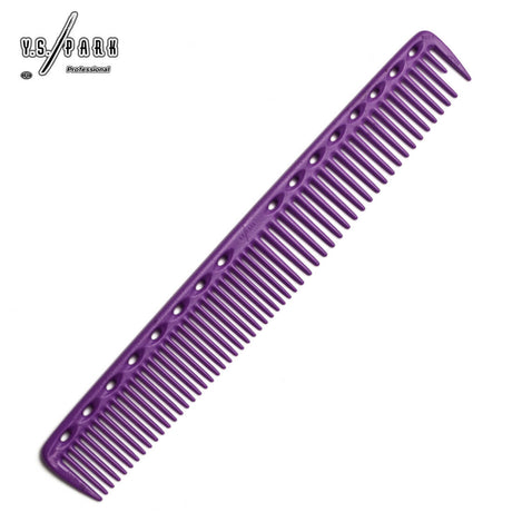 Peigne pro Y.S.PARK 337 violet– dents larges et fines pour coupe polyvalente