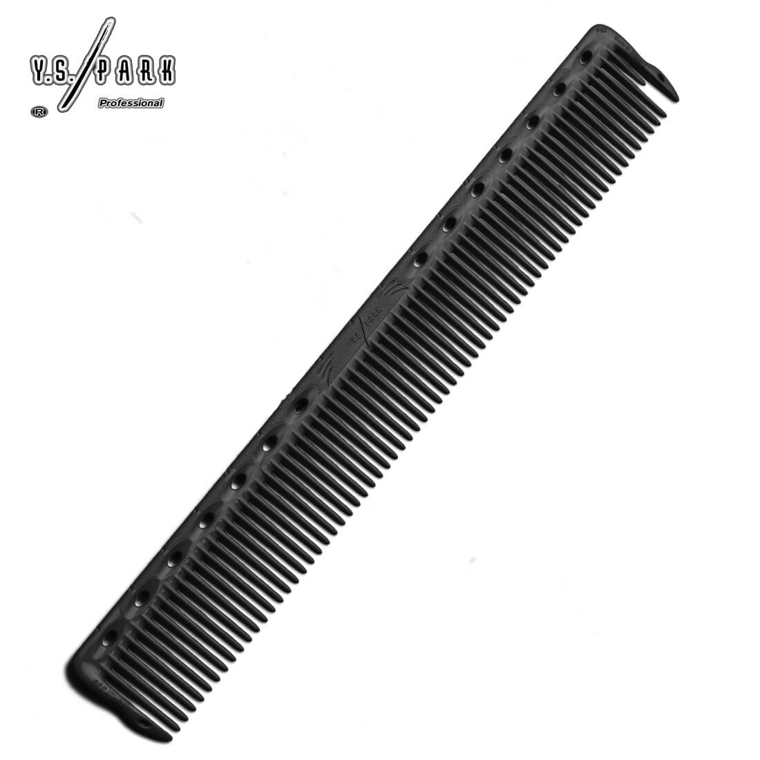 Peigne Y.S.PARK ER339 noir – dents fines pour coupe nette