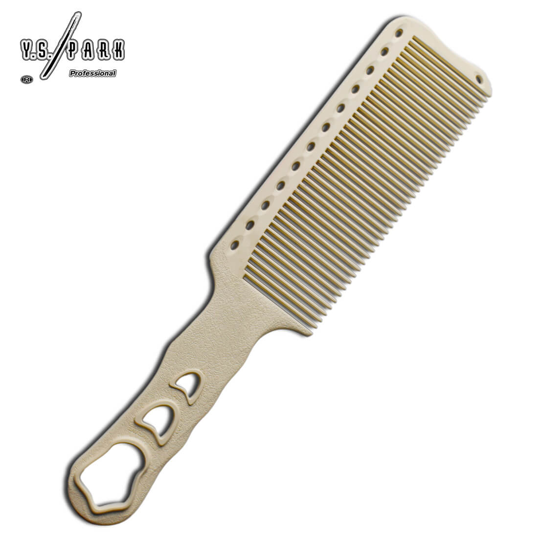 Peigne tondeuse Y.S.PARK 282 blanc – idéal pour dégradés et fondus