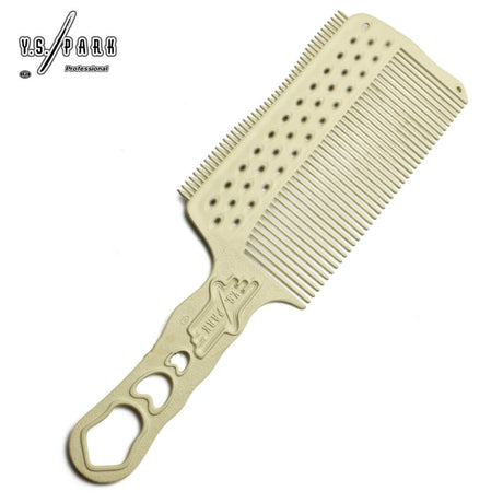 Peigne Y.S.PARK 282RT blanc – coupe tondeuse avec protection anti-rayures