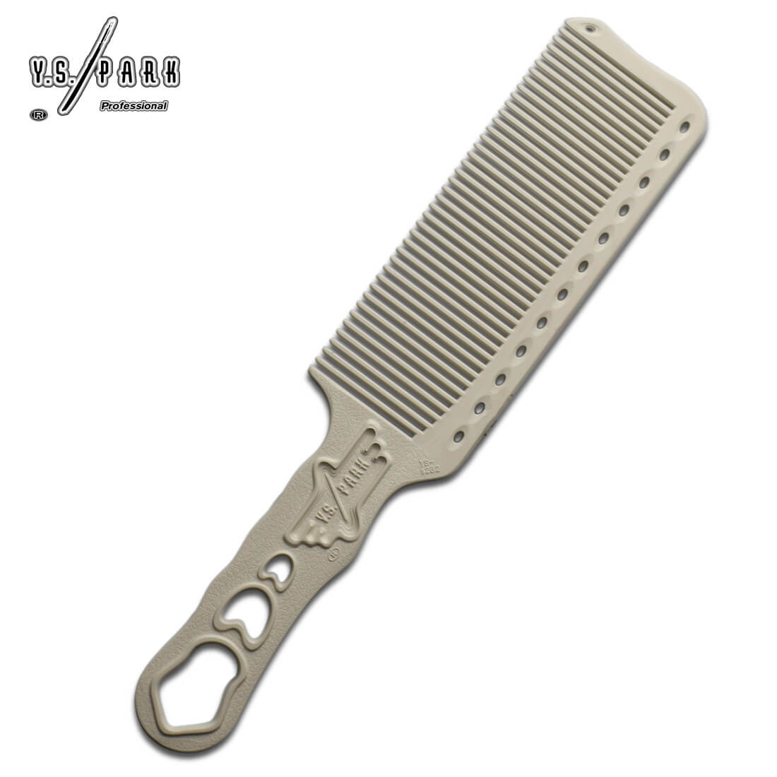 Peigne Y.S.PARK 282S blanc – ergonomique et résistant à la chaleur