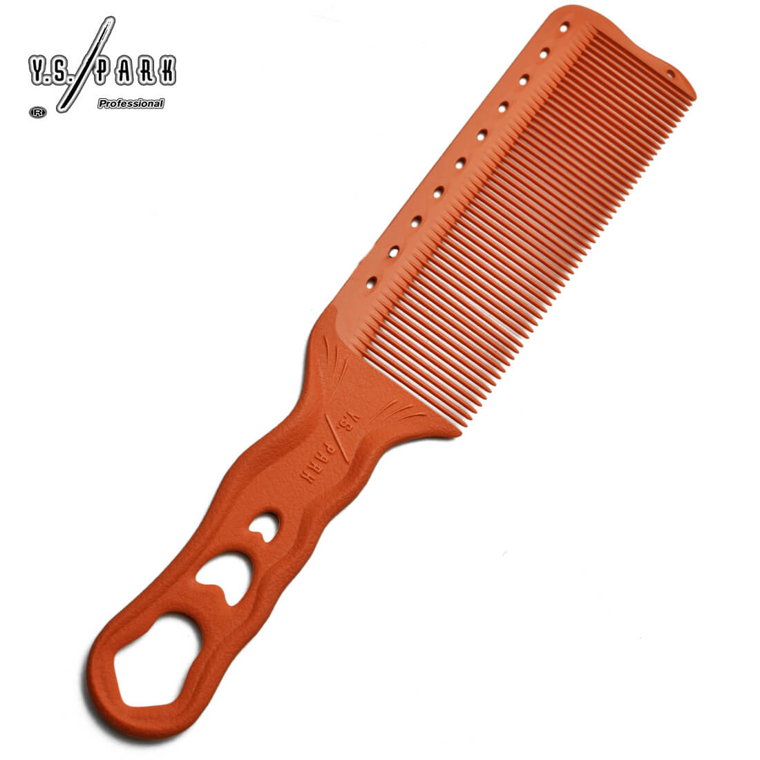 Peigne Y.S.PARK HS281 orange – contrôle et précision en coupe
