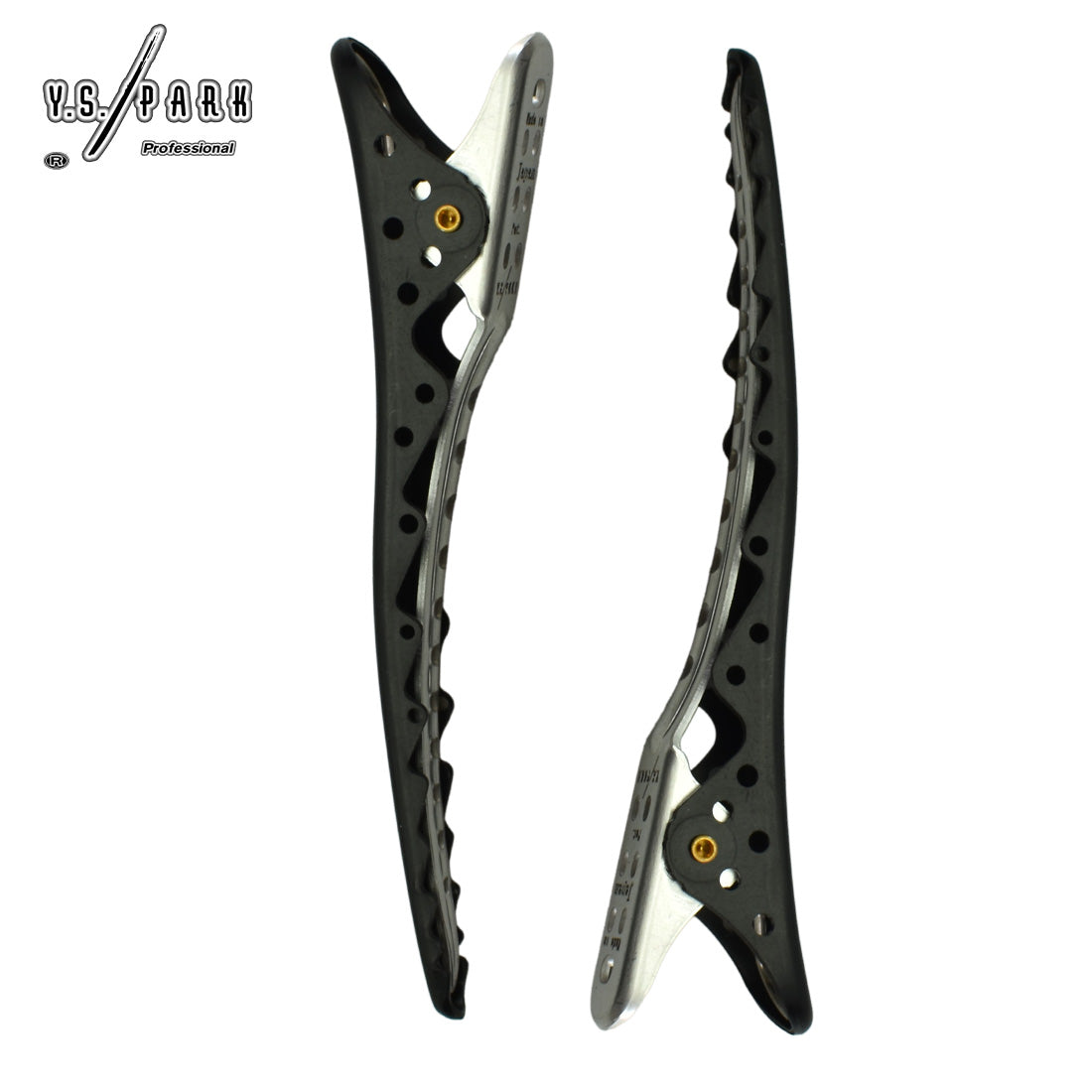 Paires de pinces Y.S.PARK Shark noir pour sectionner les cheveux avec précision