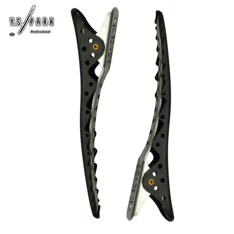 Paires de pinces Y.S.PARK Shark noir pour sectionner les cheveux avec précision