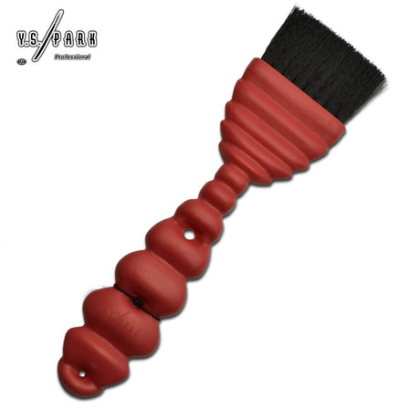Pinceau technique Y.S. PARK 645 – design sculpté rouge mat, poils souples haute précision