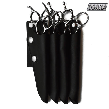 pochettes de rangement de la trousse osaka hoxton avec 4 paires de ciseaux