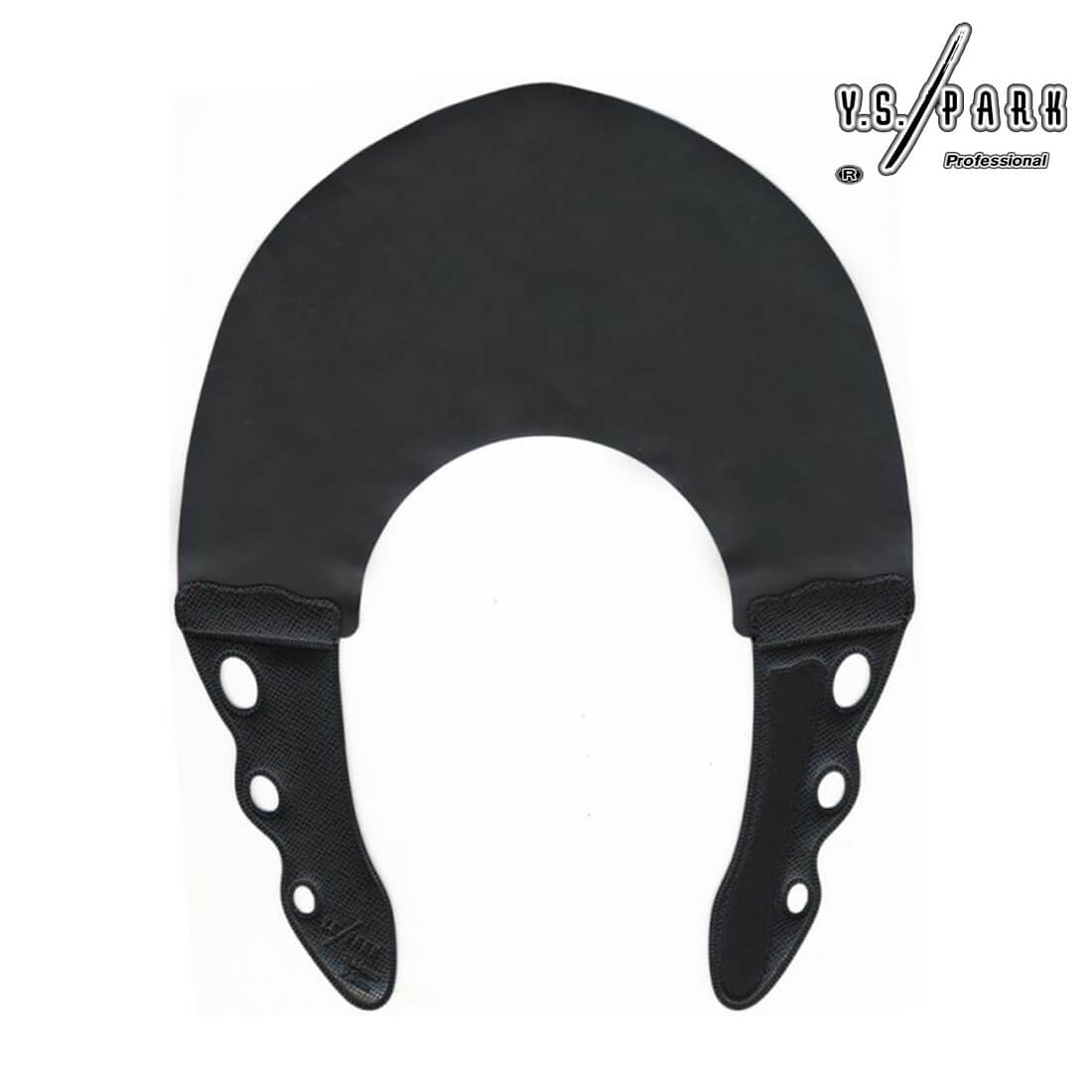 Cape de coupe neck fitter yspark en noir avec une épaisseur de 0.6 mm