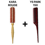Brosse ronde OSAKA KARA rouge