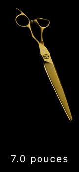 ciseaux osaka mtgold en taille 7.0 pouces pour barbiers