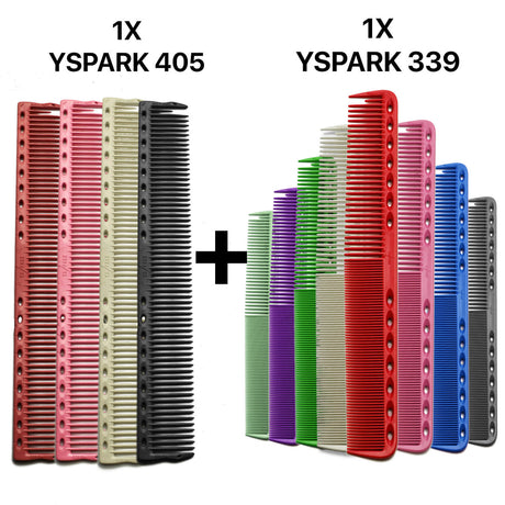 peignes de coupe yspark even collection ys405 associé aux peignes de coupe yspark 339
