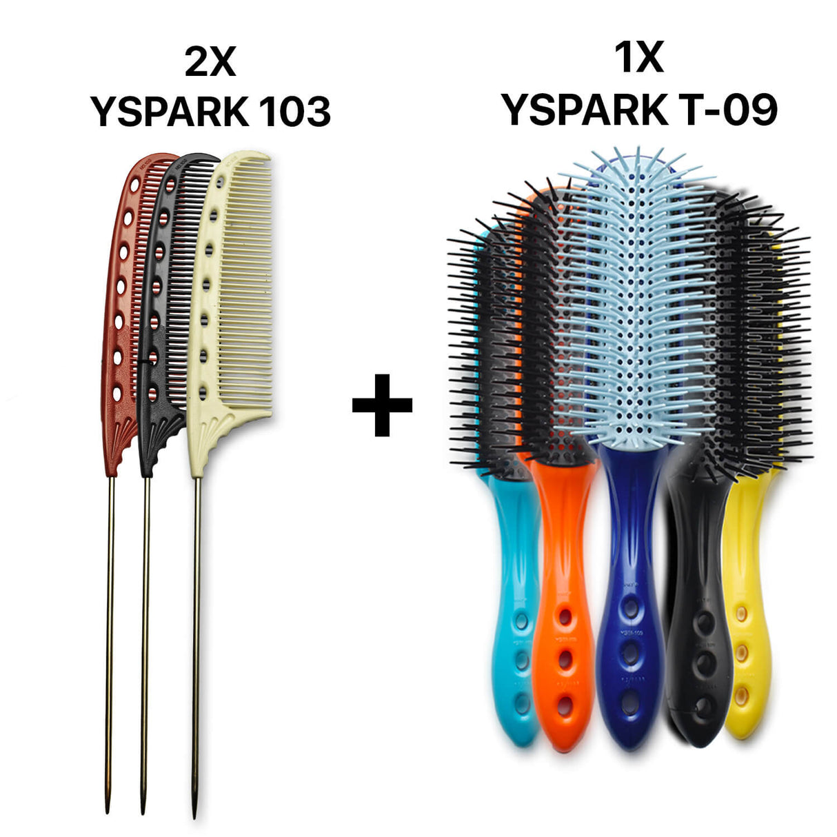 peigne à queue yspark 103 associé avec  les brosses yspark t09