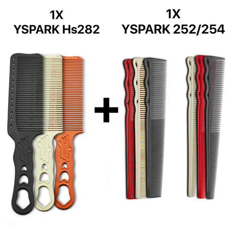 peignes de coupe tondeuse yspark hs282 associés avec les peignes de finition yspark 252/254