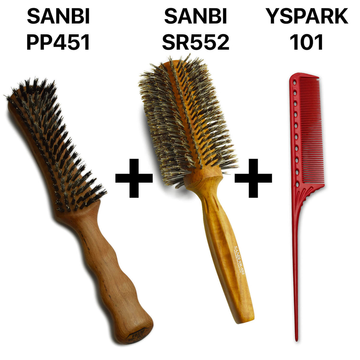 Brosse Sanbi PP451 – 100% poils de sanglier