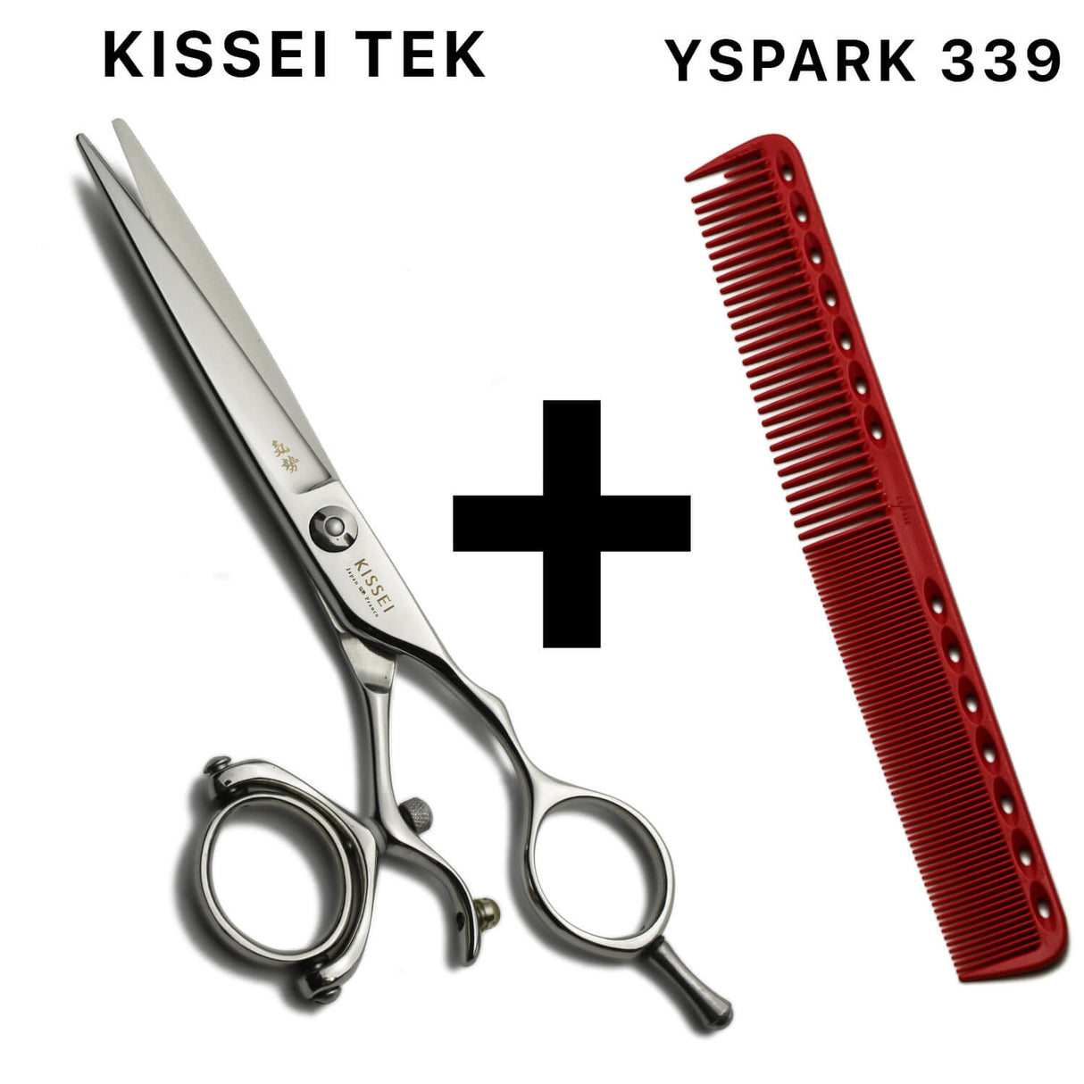 Ciseaux ergonomiques KISSEI TEK – Anneaux tournants