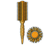 Brosse ronde OSAKA KARA Jaune