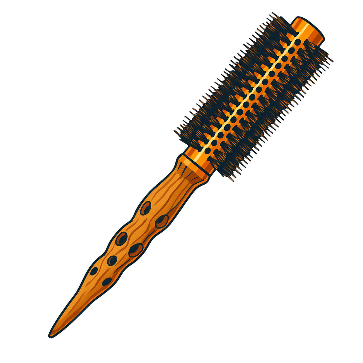 Brosse ronde OSAKA PYRUS Diamètre M