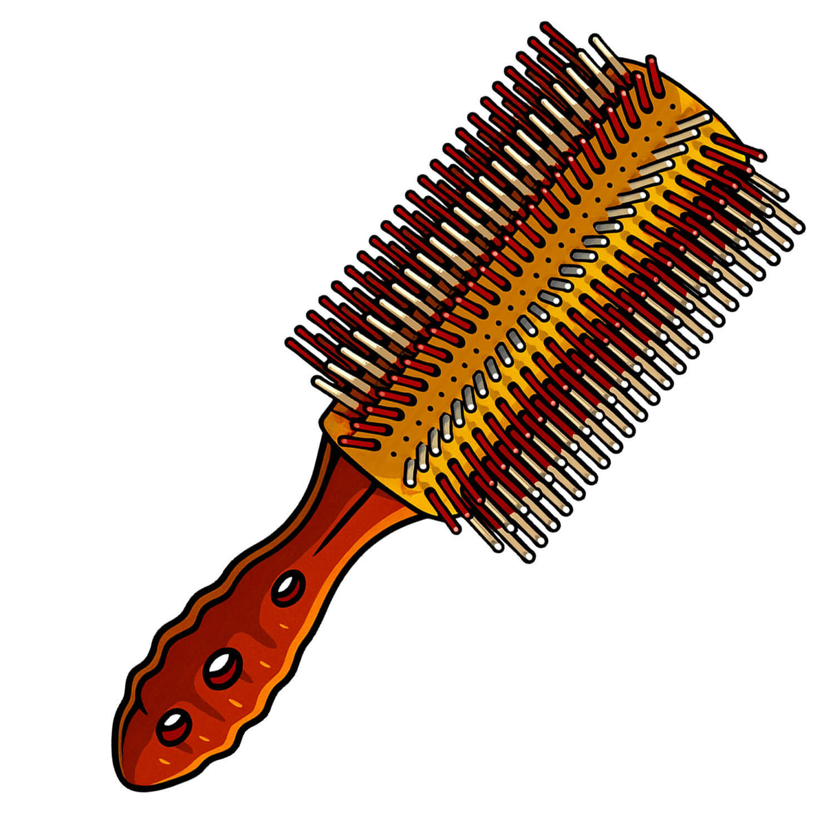 Brosse semi ronde Y.S.PARK DB26