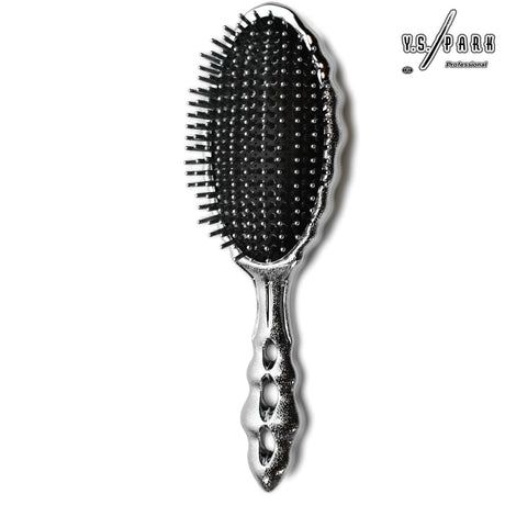 brosse luxury yspark az 34 argent avec perforation de ventilation sur le manche 